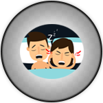 snoring sleep apnea icon