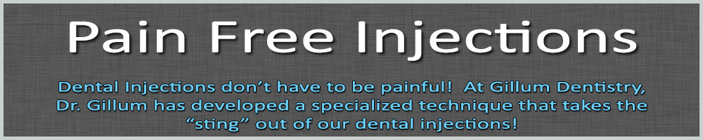 comfortable dental injections